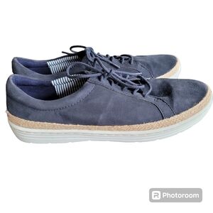 Clarks Navy Blue Espadrille Sneakers 9.5